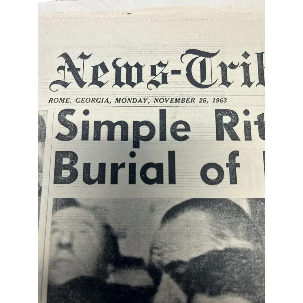 Vintage Newspaper Keneddy Funeral And Oswald Murder Nov 25 1963 - Picture 2 of 5